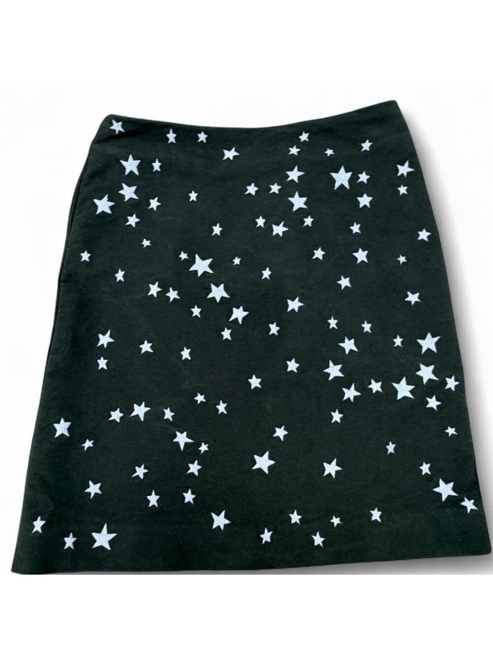 Boden Women's Green Skirt with Star Design